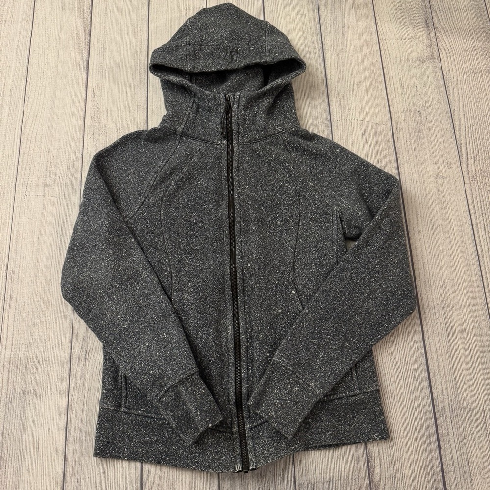 Lululemon Womens Scuba Hoodie Light Fleece Luminesce Splatter Size 8